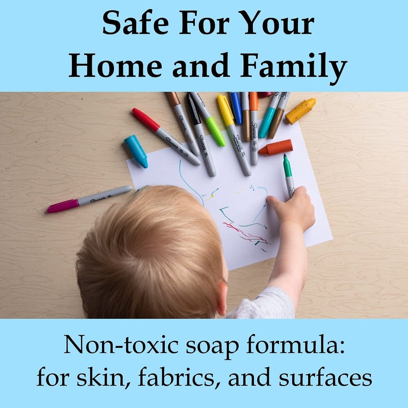 Amodex Ink and Stain Remover Unique Soap Liquid Formula 4 fl oz Bottle - Image 2